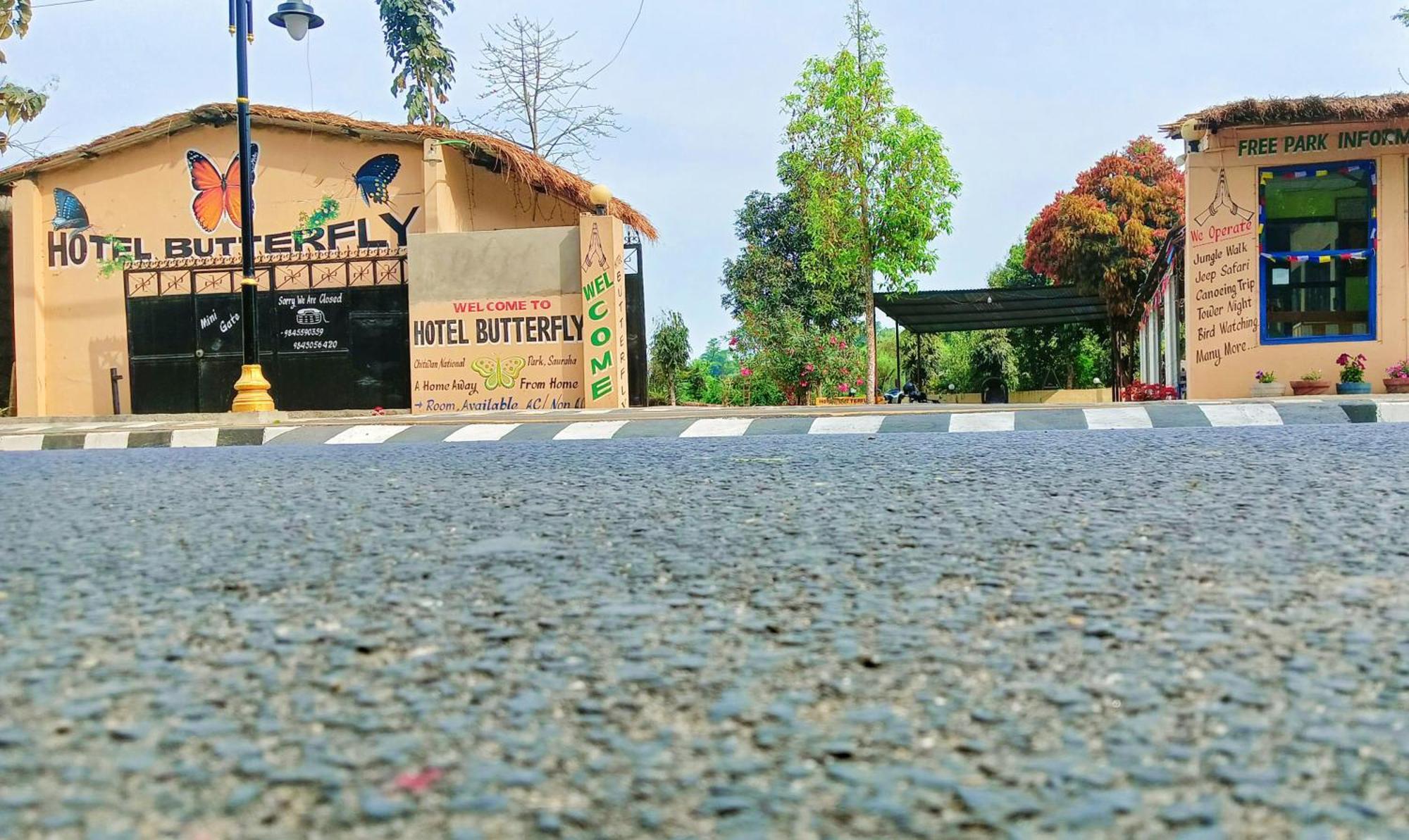 Hotel Butterfly - Peaceful Garden For Nature Lovers Sauraha Luaran gambar